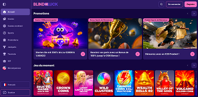 Blindluck Casino capture d'écran